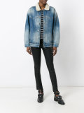 shearling denim jacket