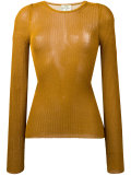 ribbed detail jumper 