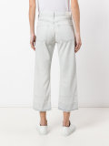 cropped straight jeans