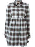 checked shirt dress