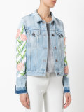 embroidered tulip denim jacket 