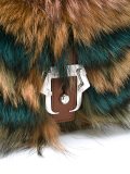 striped detail shoulder bag