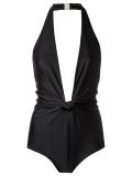 deep v neck swimsuit