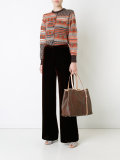 paisley patterned tote