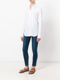lace-trimmed shirt