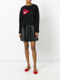 wink patch sweatshirt 