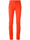slim-fit tailored trousers