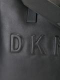 embossed logo tote
