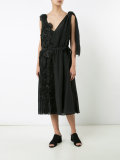 floral embroidered shift dress