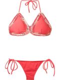 crochet triangle bikini set