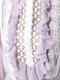 ruffled chiffon dress 