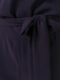 boat neck belted jumpsuit