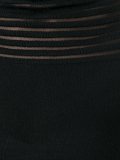 sheer stripe knitted top