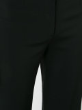 front flap flared trousers 
