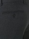 straight leg tailored trousers