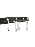 safety pin skinny belt