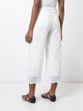 floral lace trousers