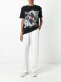 tiger print T-shirt