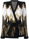 patterned baroque belted jacket