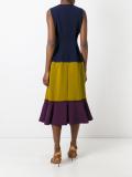 sleeveless colour-block dress 