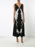 lace appliqué gown
