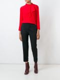 creased effect trousers