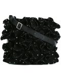 ruffled crossbody bag