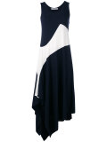 asymmetric panel dress 