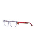 rectangular tortoiseshell arm glasses