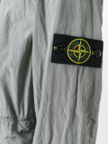 logo patch hooded jacket