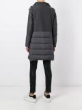 hooded zipped coat