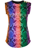 snake print iconic logo top
