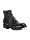 front zip ankle boots