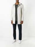hooded raincoat