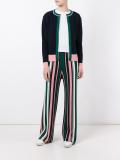 ribbed colour block cardigan 