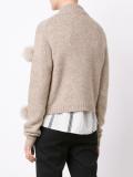 pompom cropped jumper