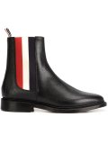 tricolor panel Chelsea boots
