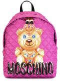 bear print backpack
