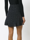 polka dot mini skirt 
