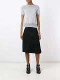 striped cupro insert top