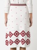 midi jacquard skirt