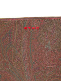top zip flat clutch