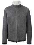 zipped shearling jacket 