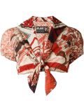 printed bolero with sash