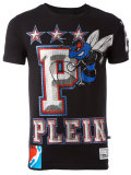 embellished print T-shirt