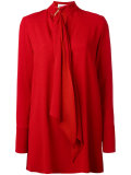 tie-neck tunic dress