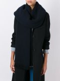 chevron knitted scarf