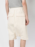 drop-crotch drawstring shorts