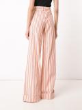 striped wide-leg pants