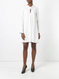 knotted front shift dress